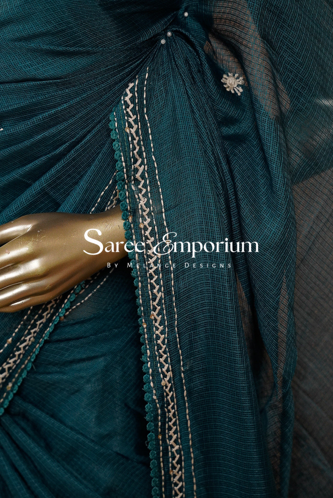 Cotta Embroidery Saree MDS0126