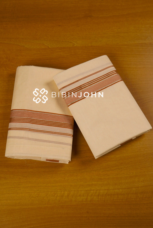 Cotton Dhoti For Men Off White BJ1751