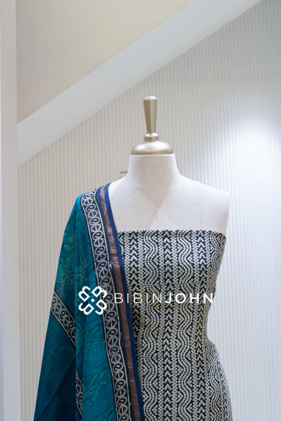 Printed Chanderi Unstitched Salwar Suit Material BJ1697