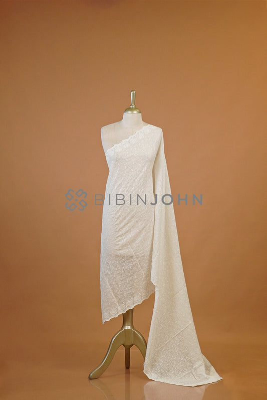 Cotta Embroidery Dupatta For Women