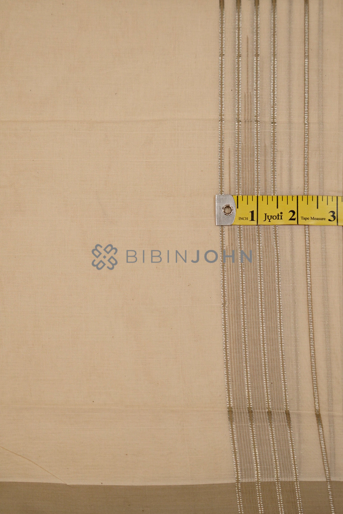 Cotton Dhoti For Men Off White close view