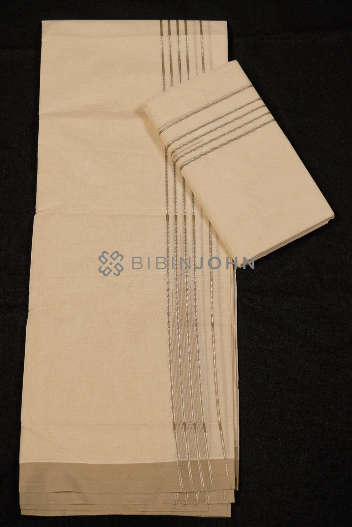 Cotton Dhoti For Men Off White full view