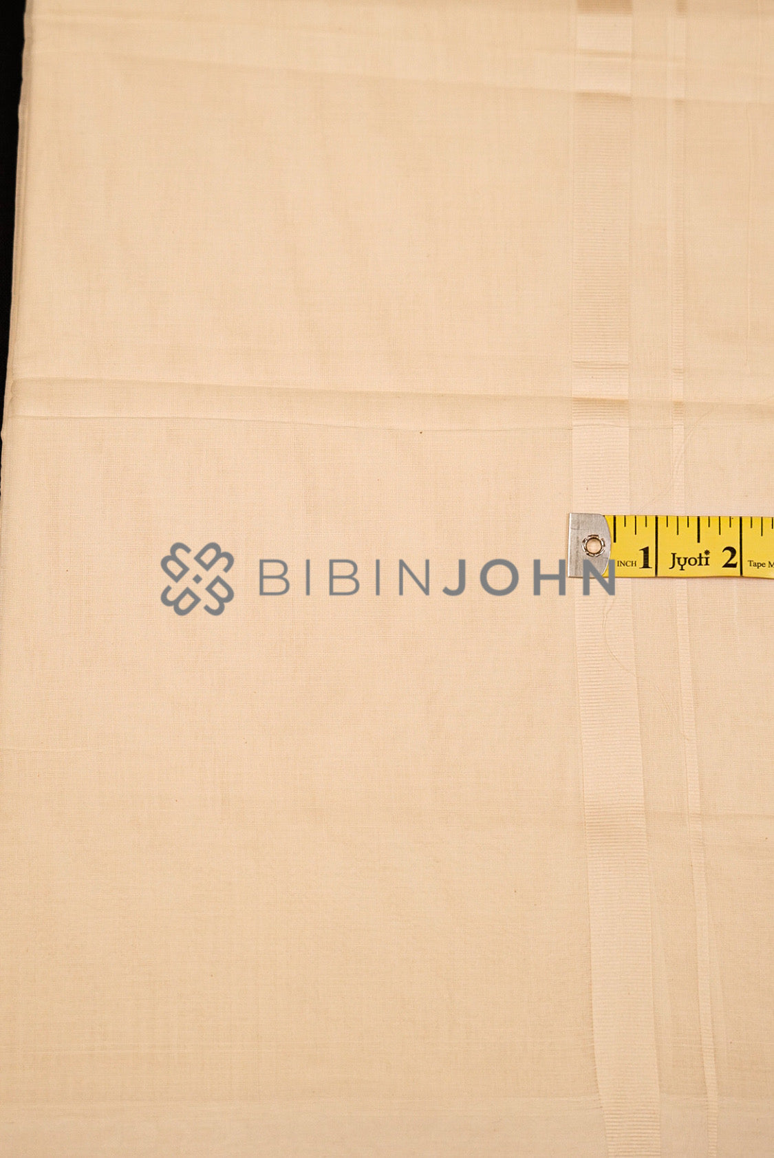 Cotton Dhoti For Men Off White CLOSE VIEW