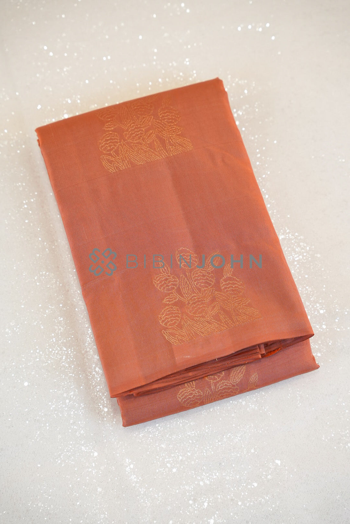 Silk Saree For Women Terracotta Copper