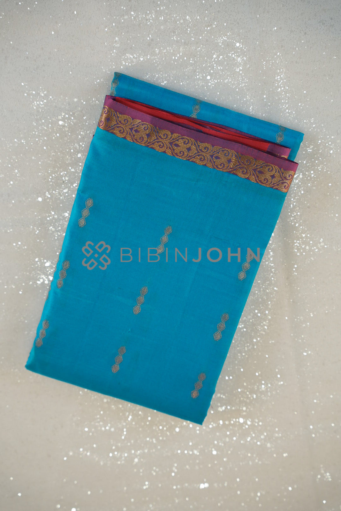 Silk Saree For Women Turquoise Blue