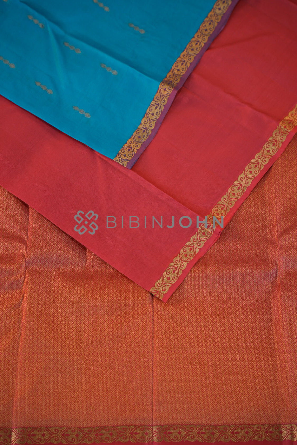 Silk Saree For Women Turquoise Blue