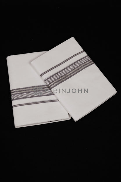 Cotton Dhoti For Men White BJ0794