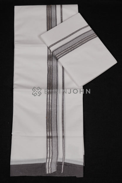 Cotton Dhoti For Men White BJ0794