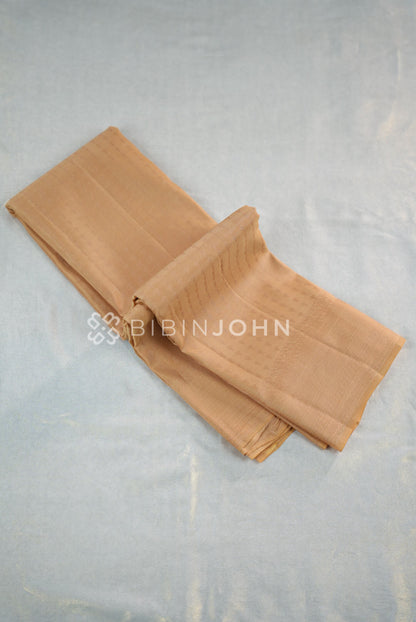 Semi Silk Saree For Women Champagne Beige 