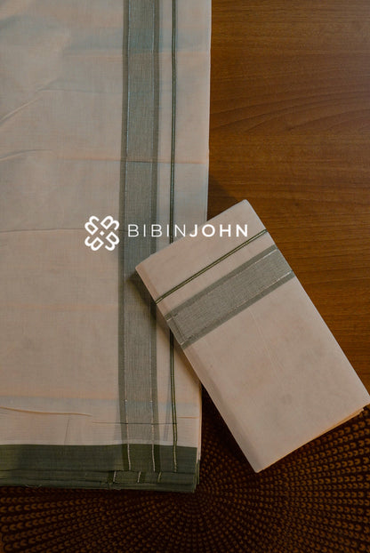 Cotton Dhoti For Men Off White BJ0999