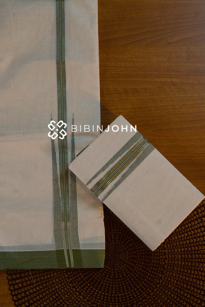 Cotton Dhoti For Men Off White BJ1002