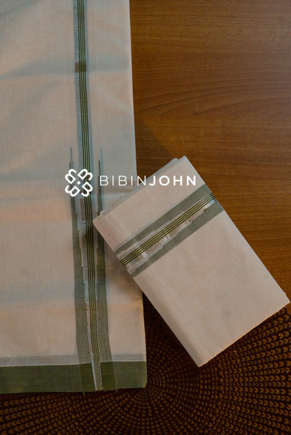 Cotton Dhoti For Men Off White BJ1001