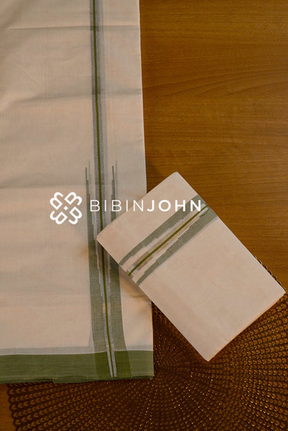 Cotton Dhoti For Men Off White BJ1003