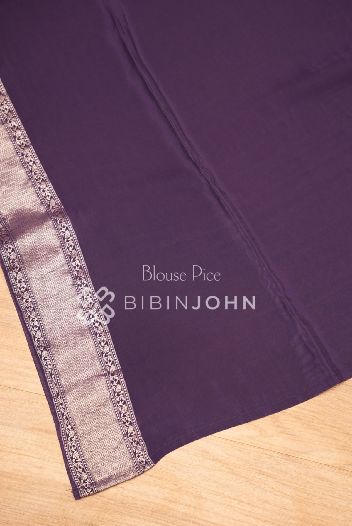 Silk Brocade Saree For Women Dusty Lavender BLOUSE PIECE