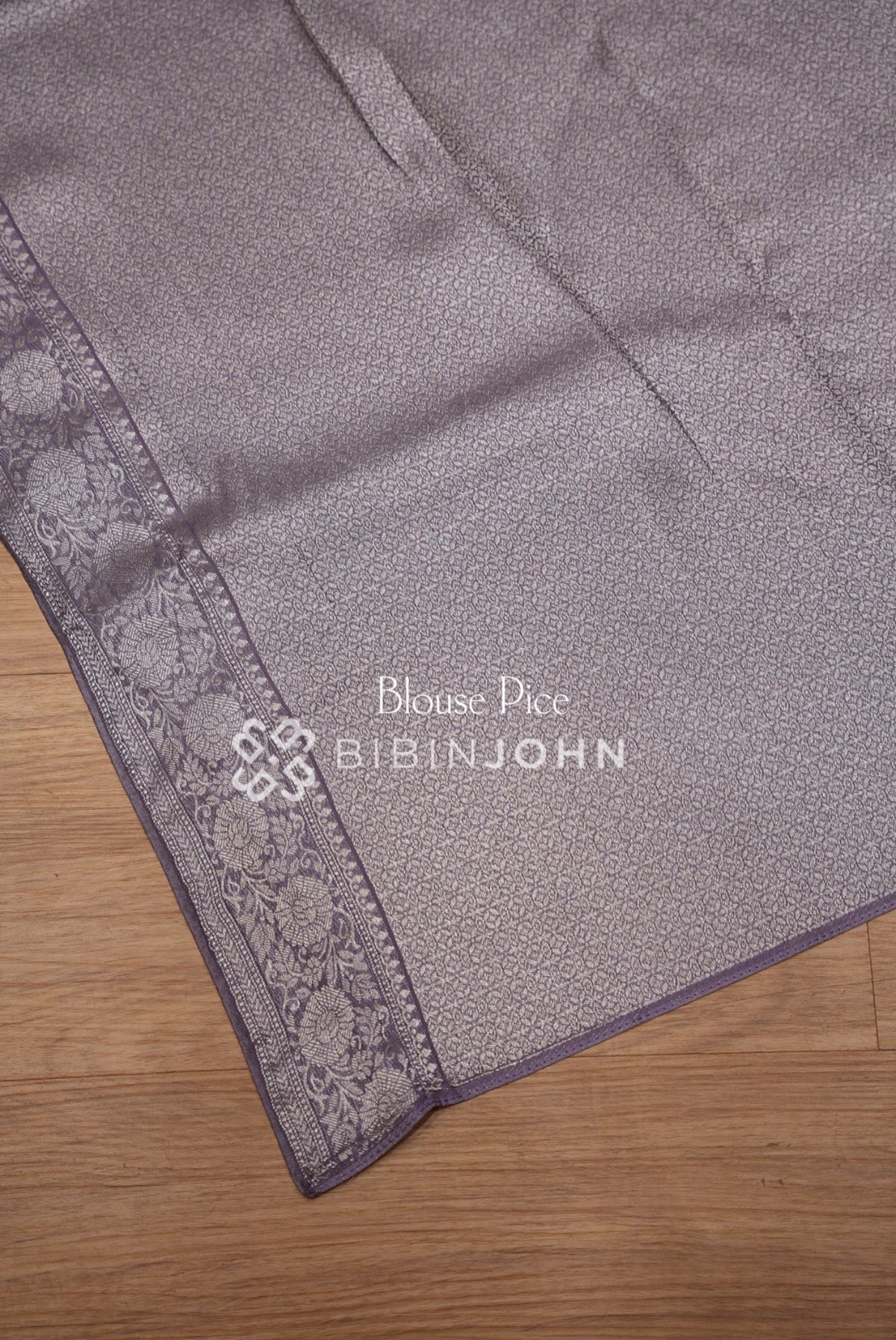 Silk Brocade Saree For Women Dusty Lavender BLOUSE PIECE