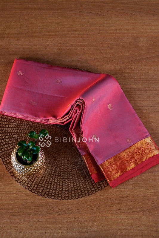Silk Saree For Women Magenta-Pink