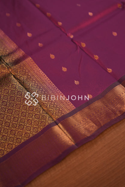 Silk Saree For Women Magenta PALLU