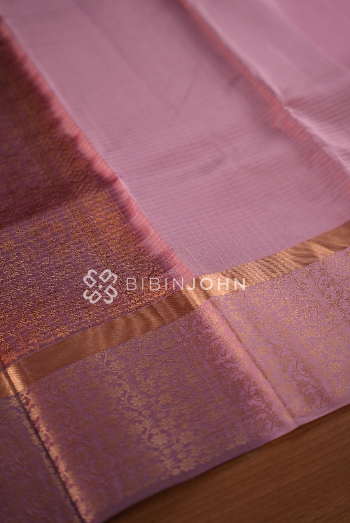Silk Saree For Women Pastel Pink  PALLU