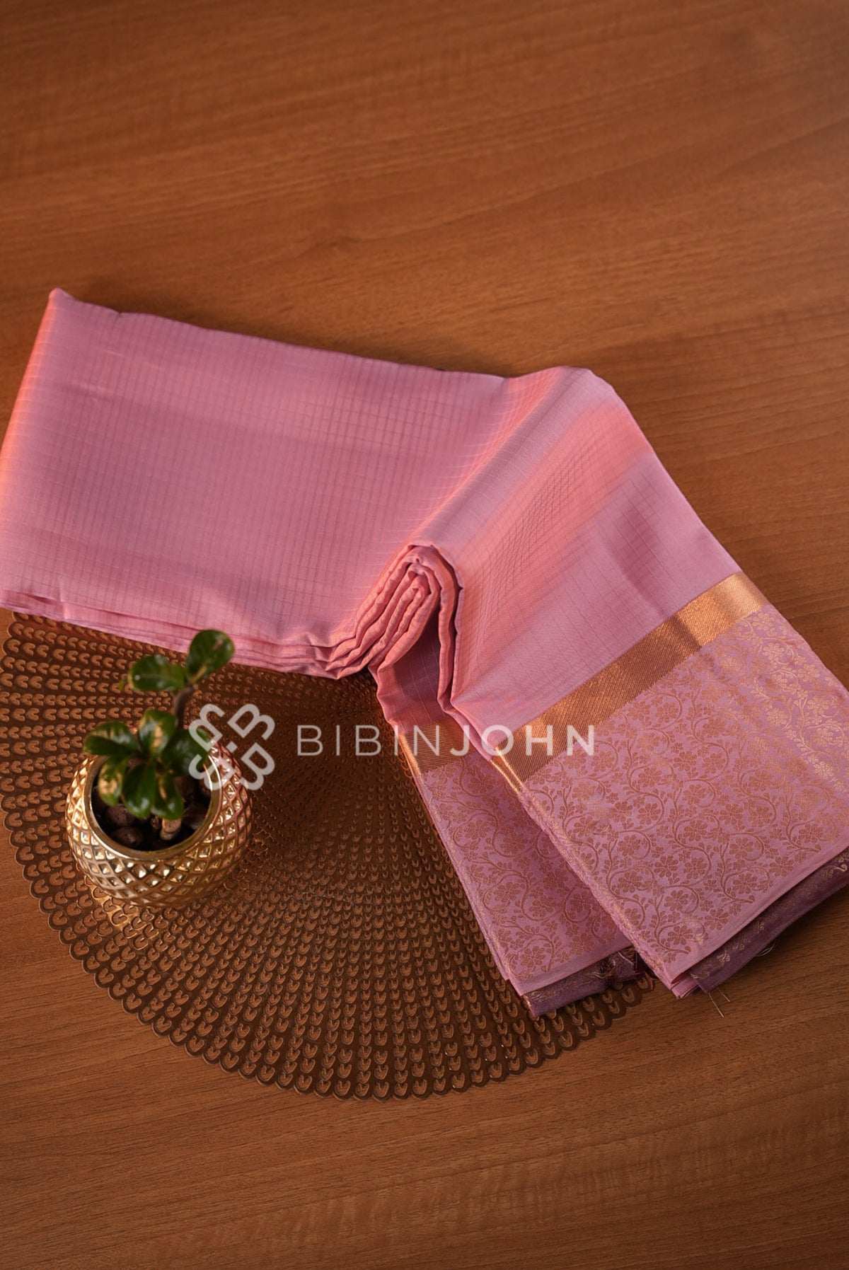 Silk Saree For Women Pastel Pink 