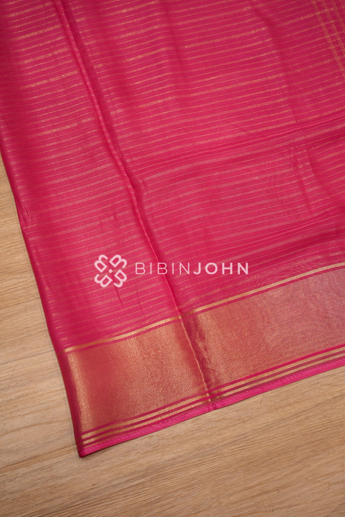Organza Brocade Saree For Women Rani Pink  BLOUSE PIECE