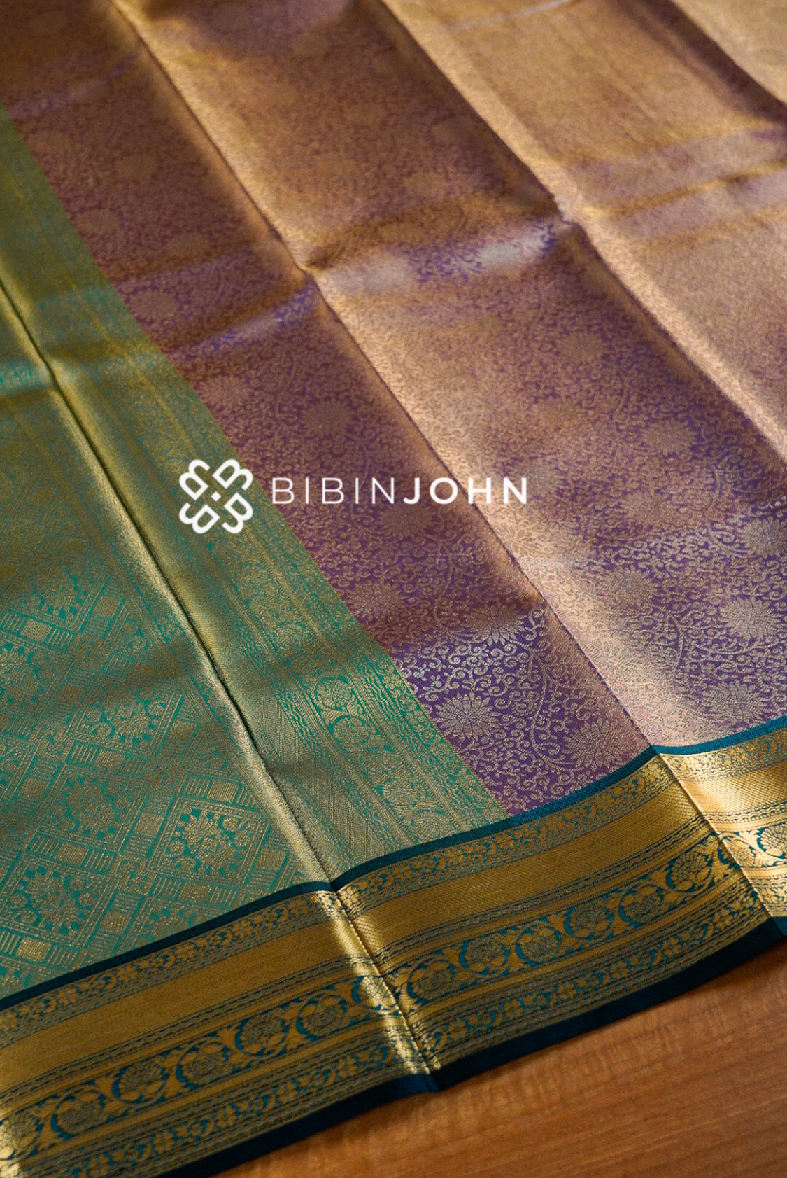 Semi Silk Saree For Women Dusty Mauve  PALLU