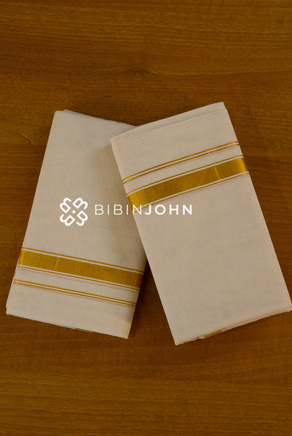 Cotton Dhoti For Men Off White BJ1534