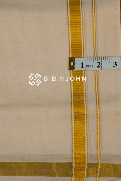 Cotton Dhoti For Men Off White BJ1534