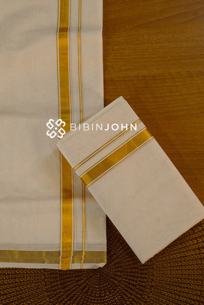 Cotton Dhoti For Men Off White BJ1534
