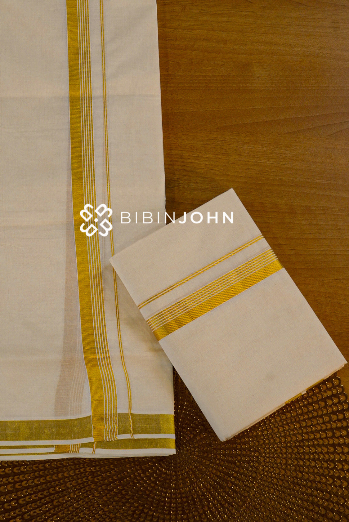 Cotton Dhoti For Men Off White BJ1537