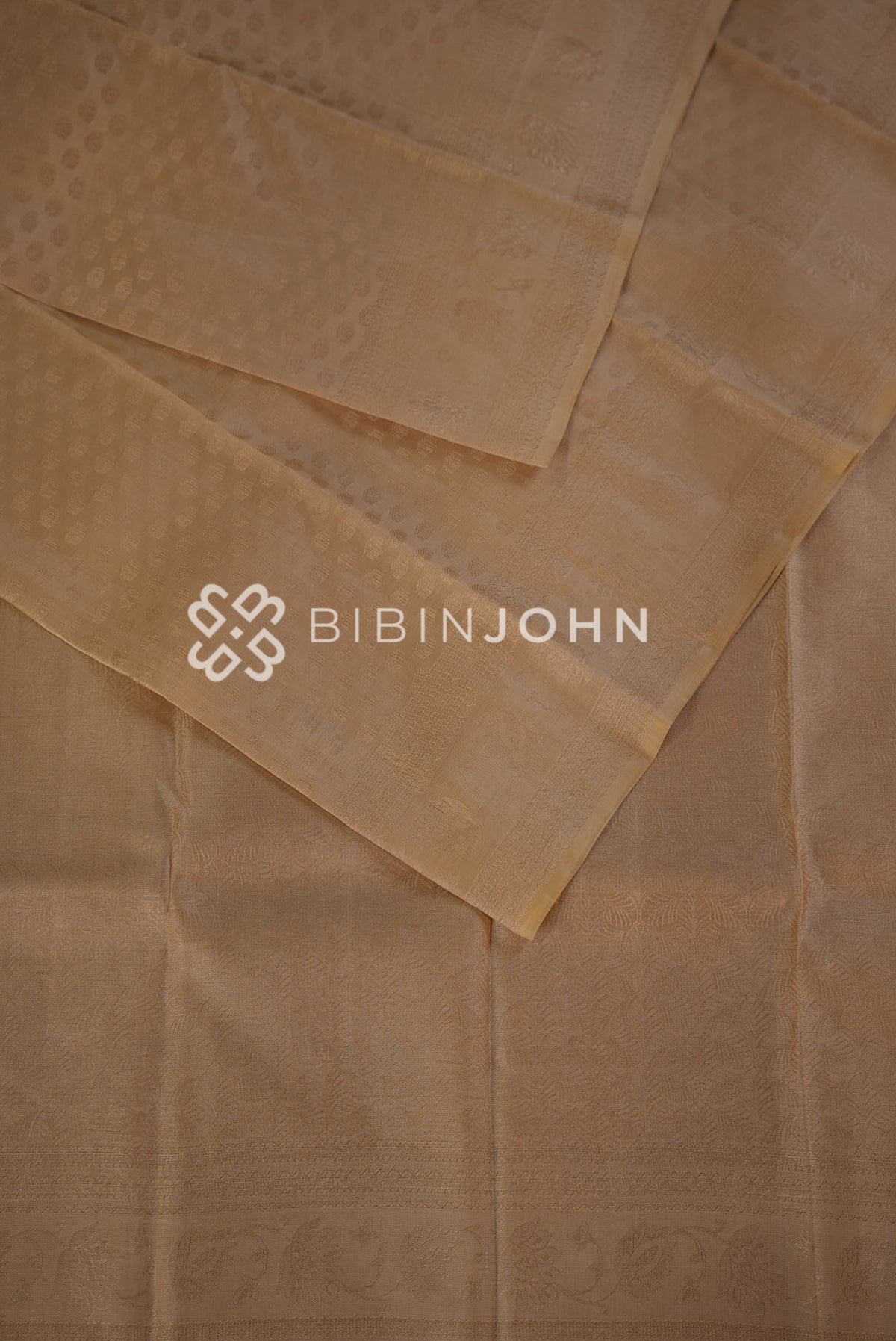 Semi Silk Saree For Women Champagne Beige BJ1620