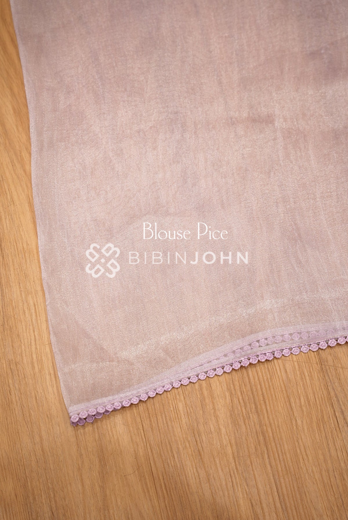 Tissue Organza Embroidery Saree For Women Lavender BJ1627
