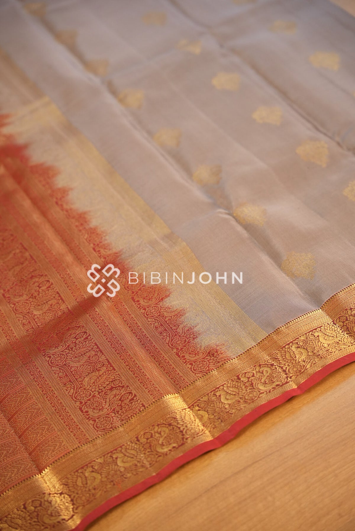 Silk Saree For Women Grey BJ1810