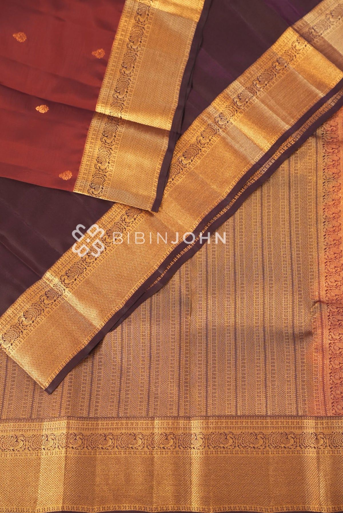 Silk Saree For Women Maroon BJ1812