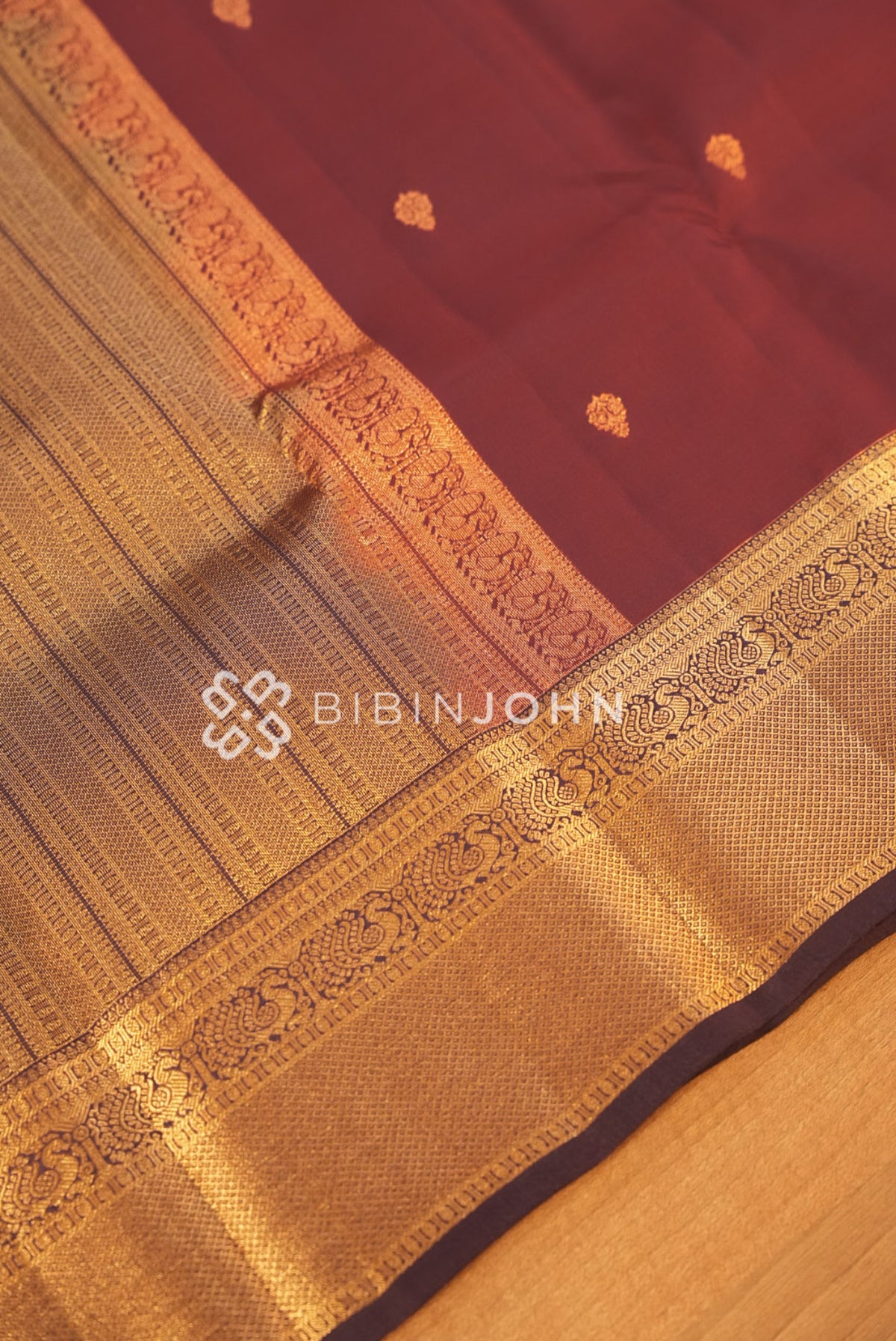 Silk Saree For Women Maroon BJ1812