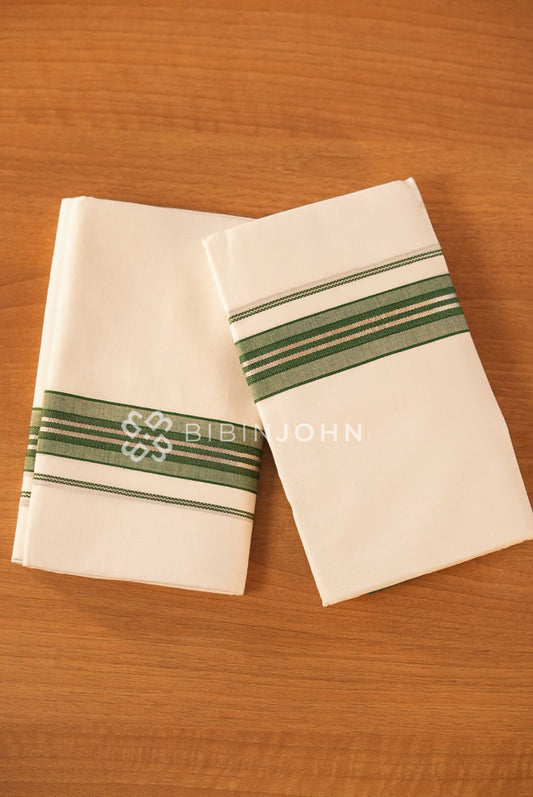 Cotton Dhoti For Men White BJ1815