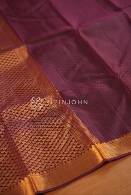Silk Saree For Women Deep Wine Maroon BJ2102