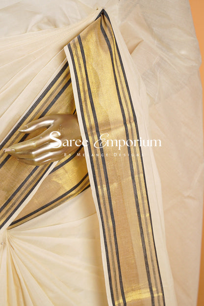 Cotton Kasavu Sarees MDS0034