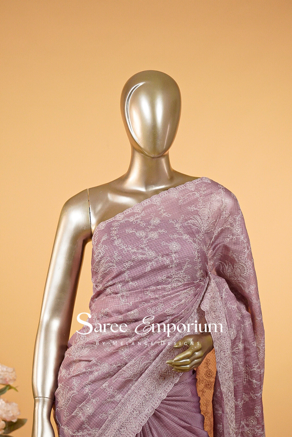 Cotta Embroidery Saree MDS0128
