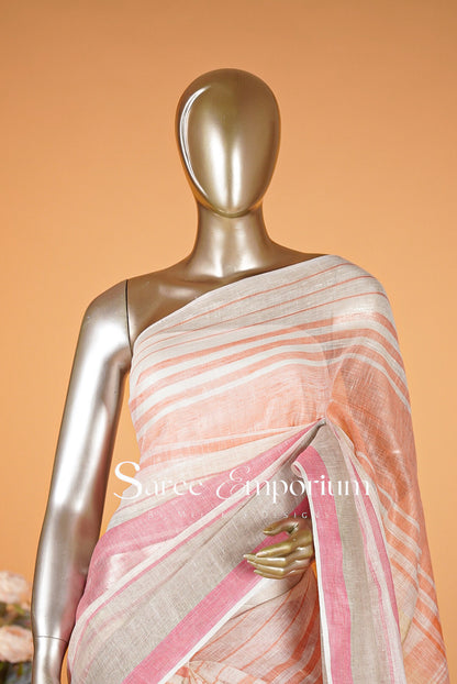 Linen Sarees MDS0077