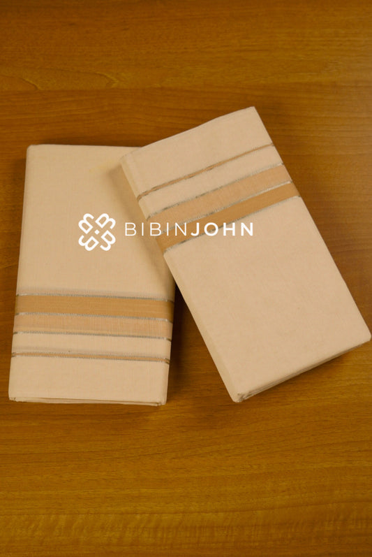Cotton Dhoti For Men Off White BJ1748