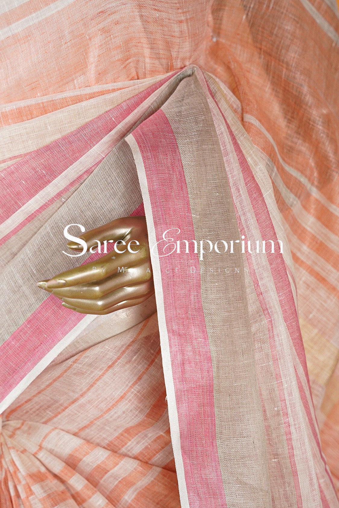 Linen Sarees MDS0077