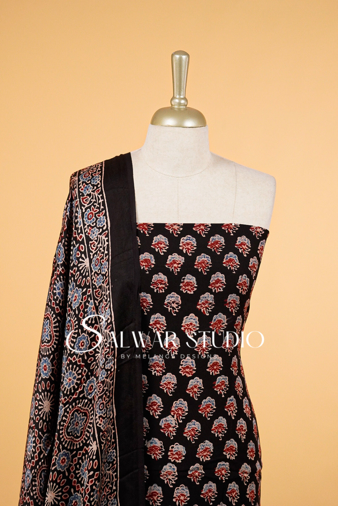 Modal Ajrakh Unstitched Salwar Suits AC0039