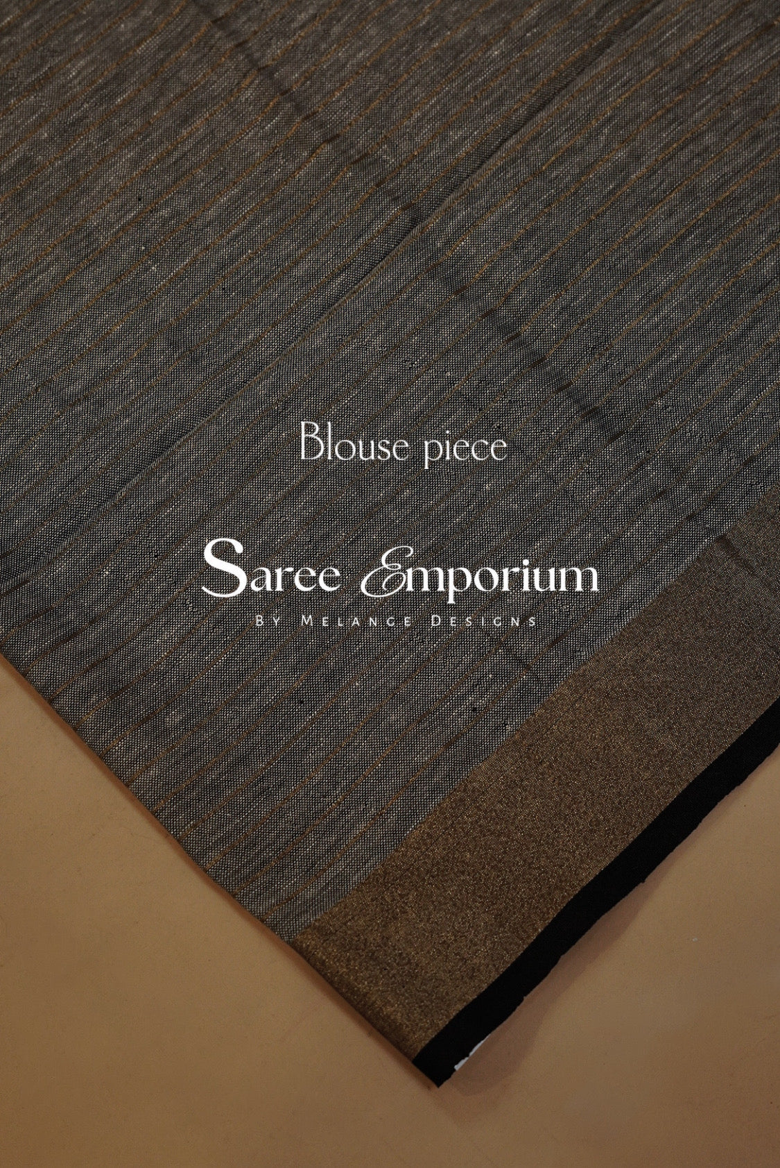 Linen Check Saree For Women MDS0265