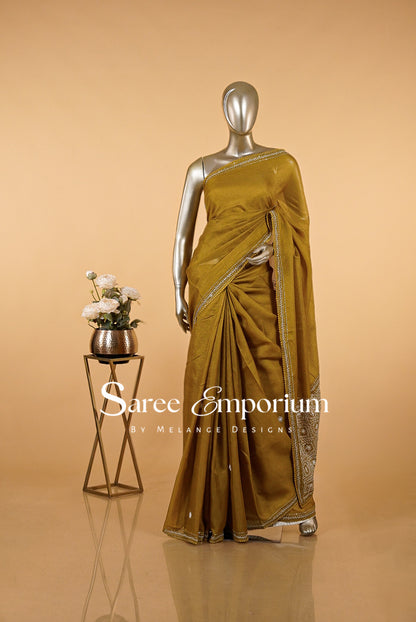 Cotta Embroidery Saree MDS0124