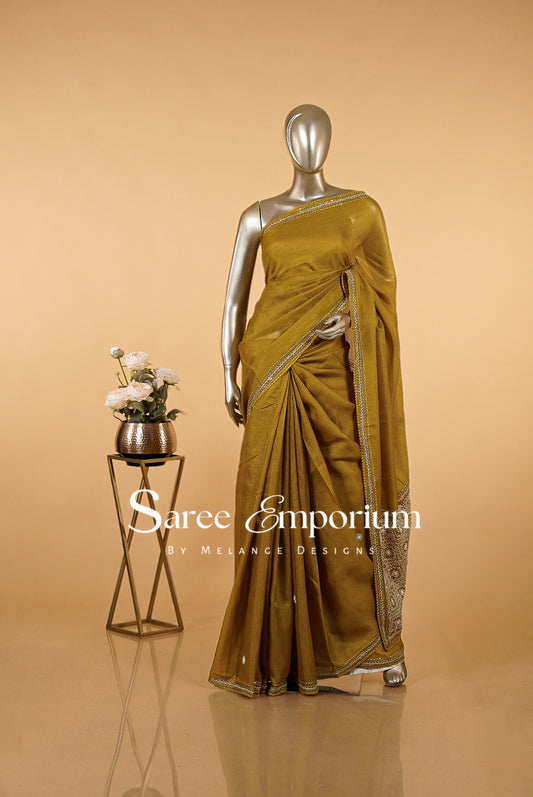 Cotta Embroidery Saree MDS0124