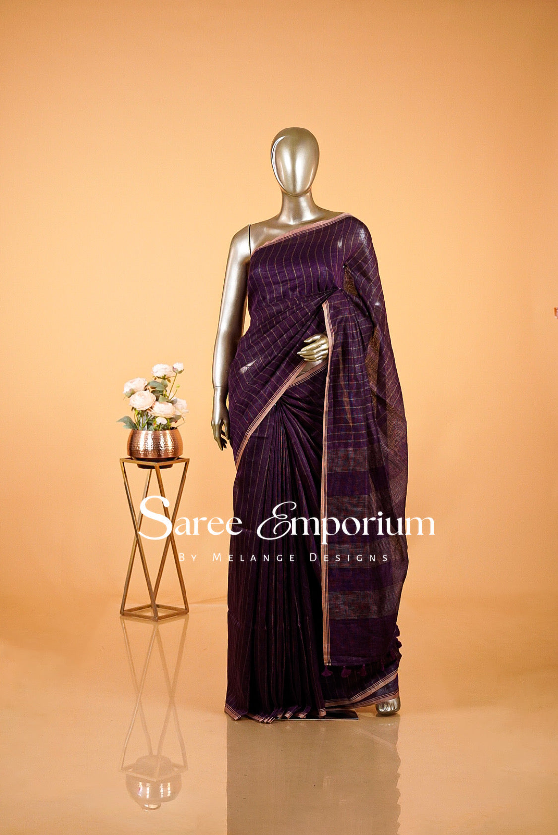 Linen Sarees MDS0065