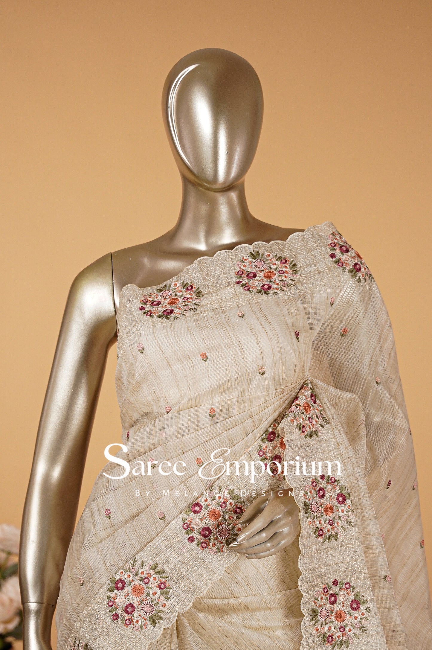 Cotta Embroidery Saree MDS0092