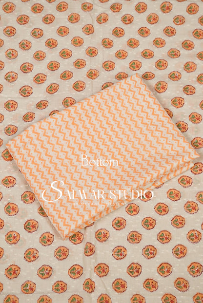 Printed Cotton Unstitched Salwar Suits AC0156