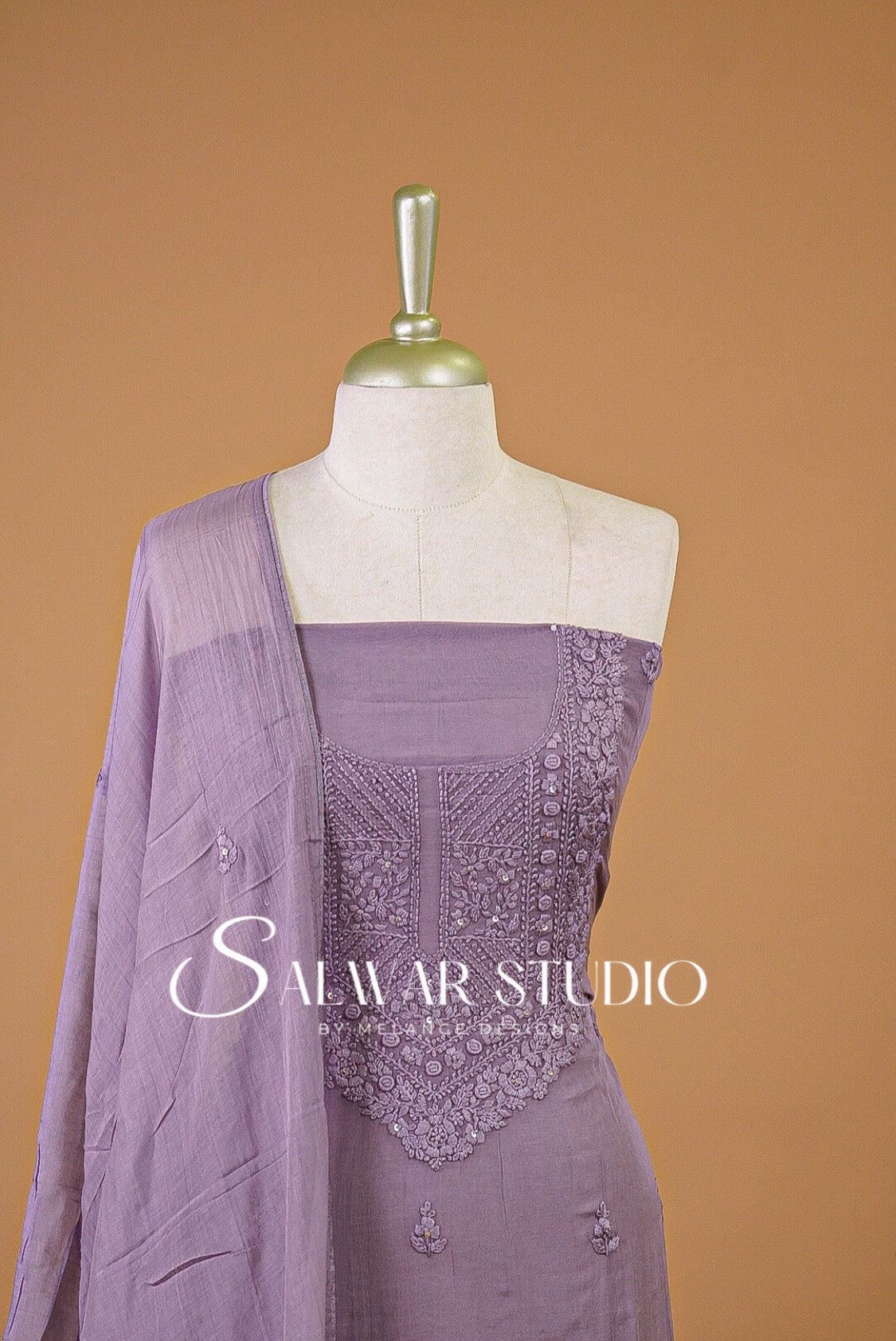 Chanderi Embroidery Salwar Suit AC0144