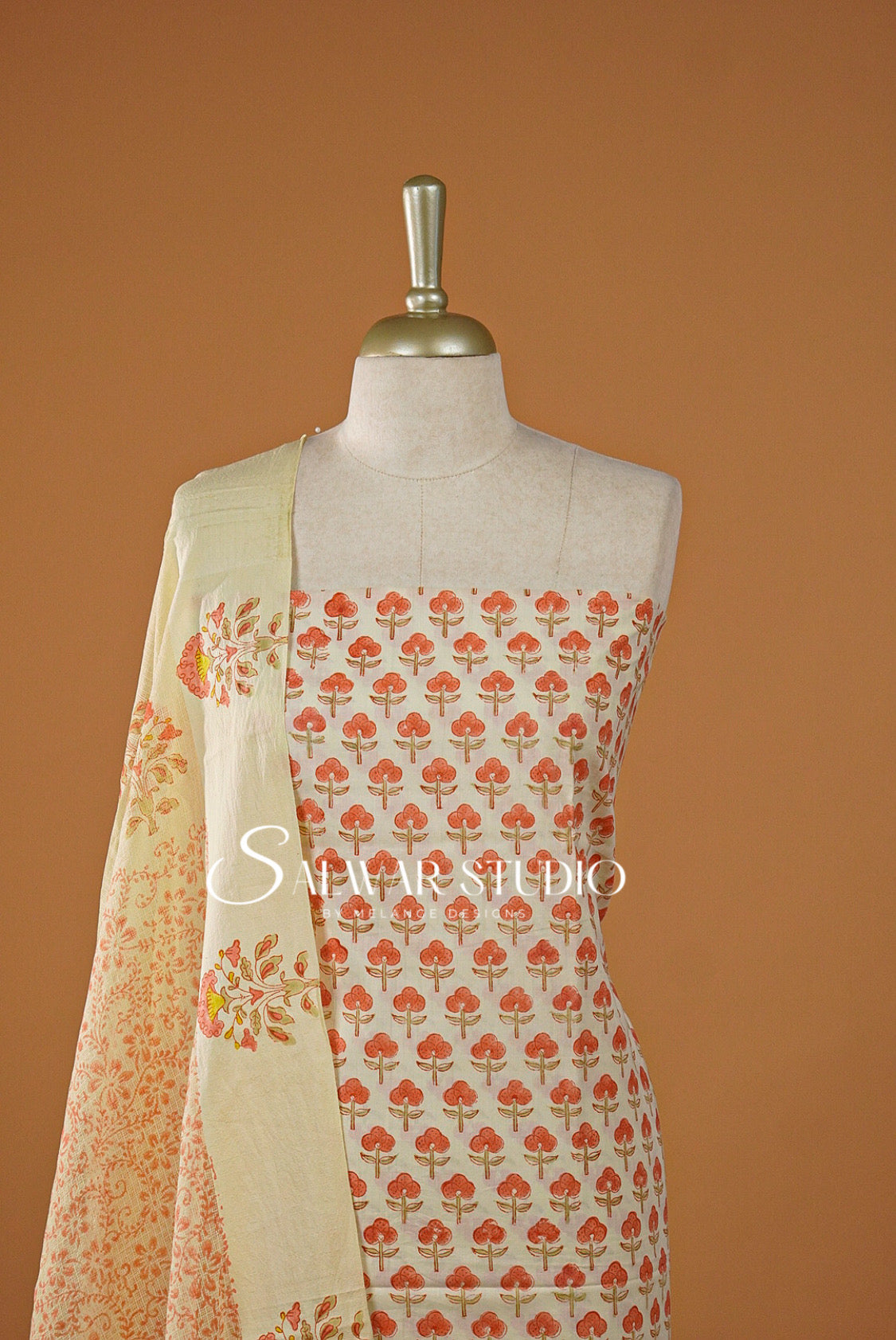 Printed Cotton Unstitched Salwar Suits AC0161